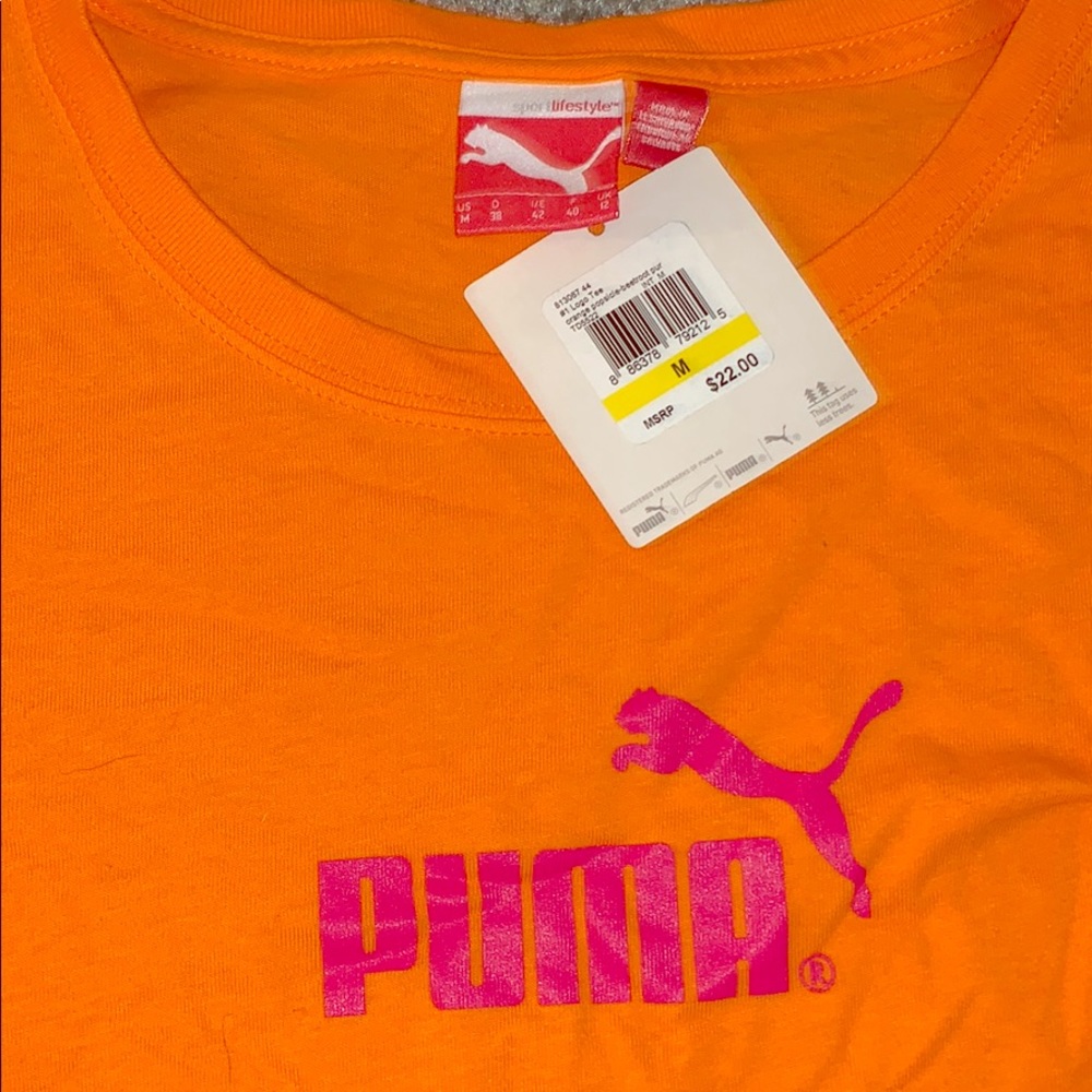 Puma Neon Orange T-shirt
